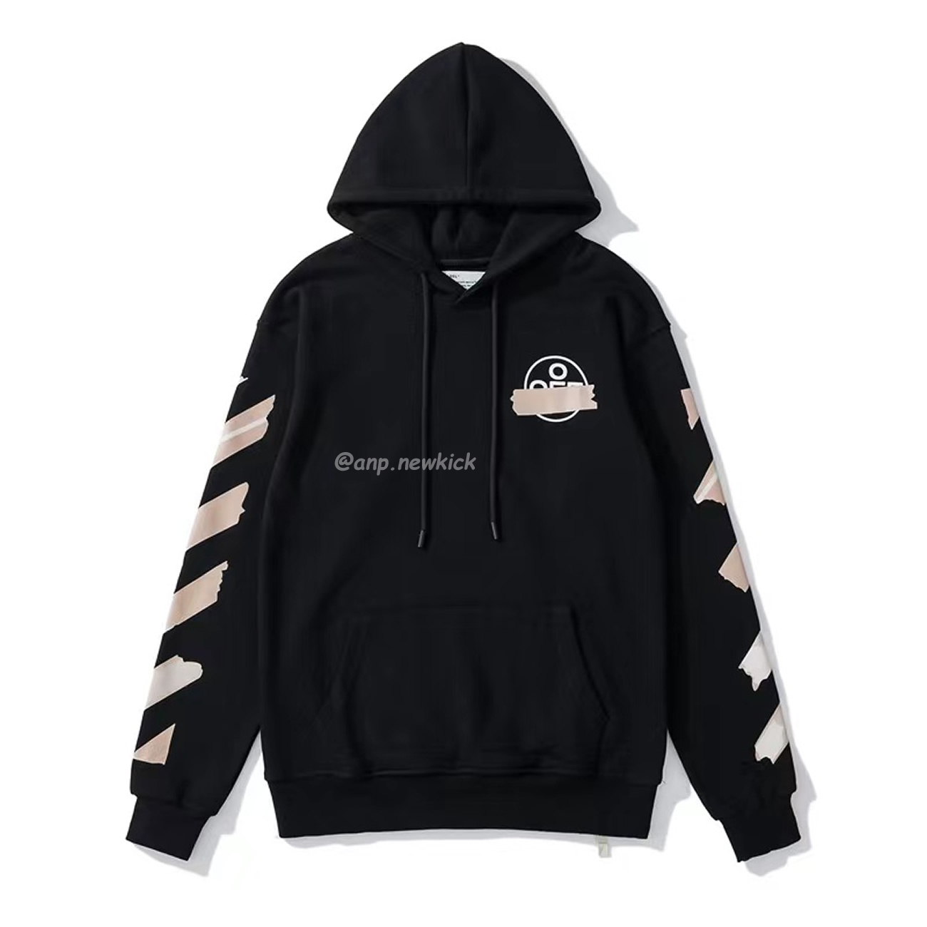 Off White Marker Hoodie Black Fuchsia Red Beige (6) - newkick.vip